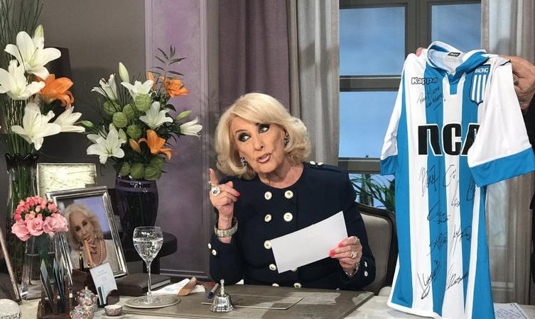 Mirtha Legrand celebró el título de Racing en la Copa Sudamericana 