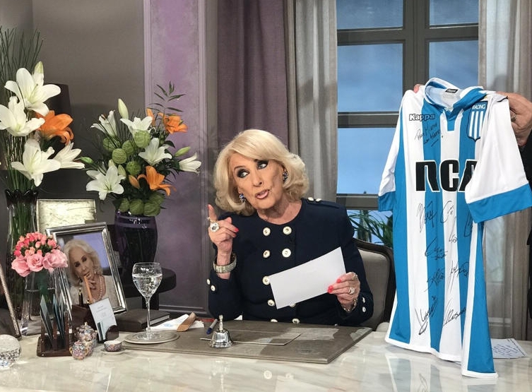 Mirtha Legrand celebró el título de Racing en la Copa Sudamericana 