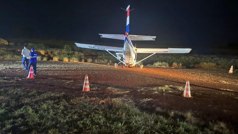 Aeronave militar realizó aterrizaje forzoso en Aeropuerto Guaraní