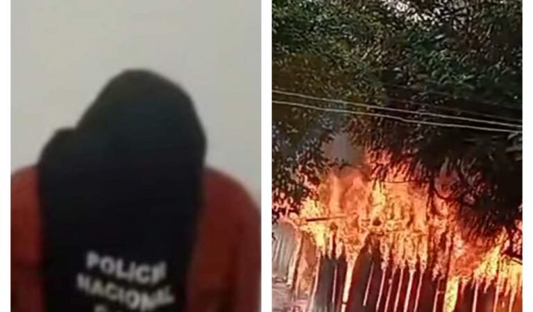 San Pedro: Un hombre es detenido por intentar abusar de sus hijastras e incendiar la casa de su pareja