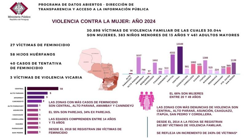 Unos 27 feminicidios y otros 40 intentos en lo que va del año