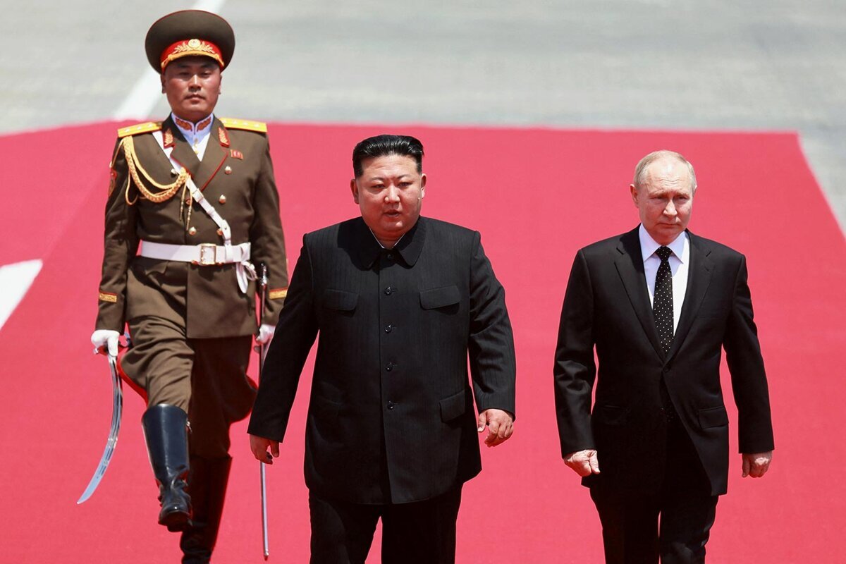 Corea del Sur reclamó medidas ante cooperación militar Putin y Kim Jong-un