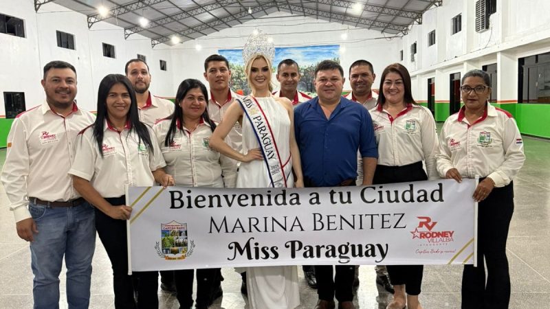 ¡Capitán Bado se vistió de lujo para recibir a su Miss Paraguay!