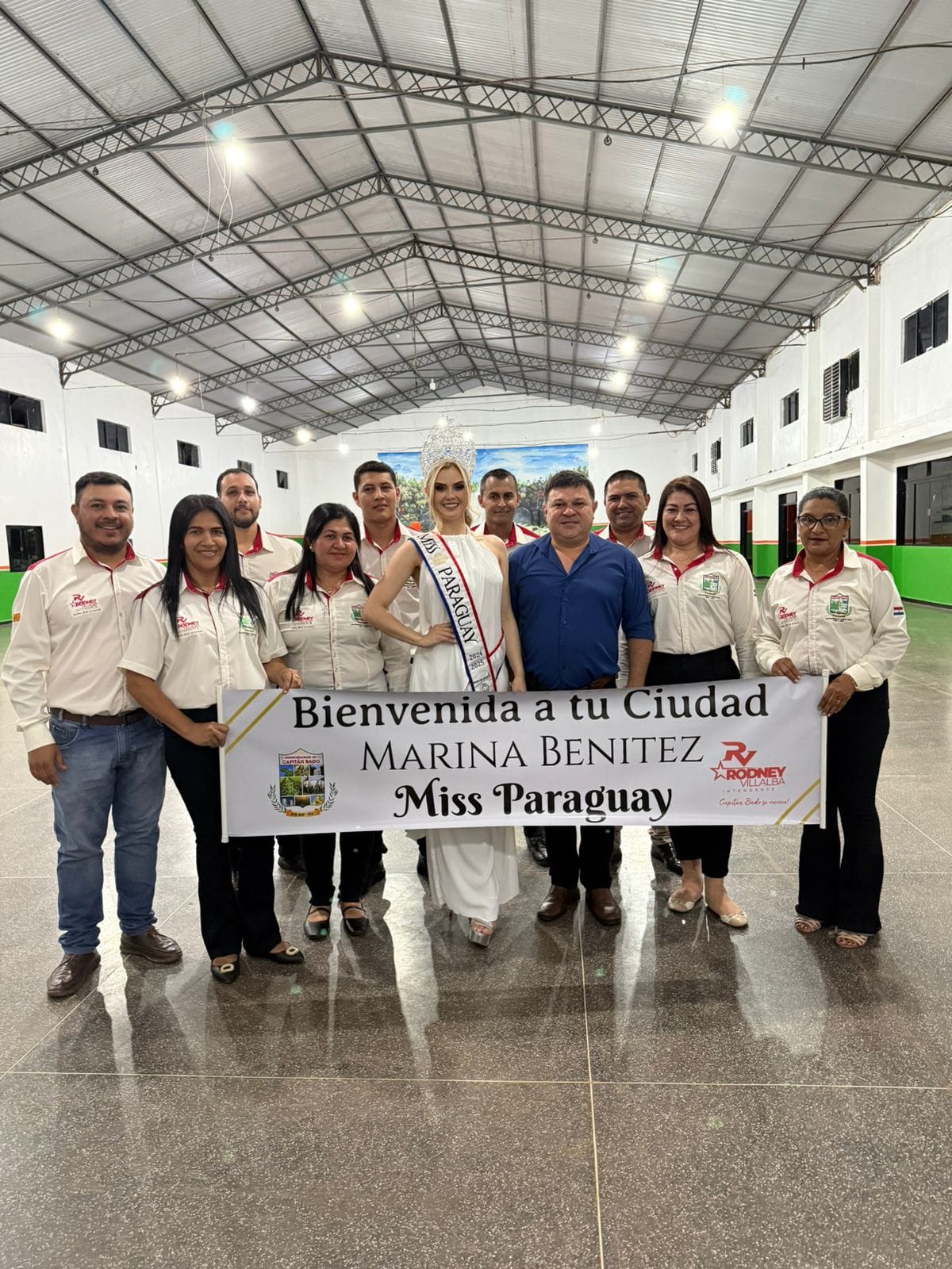 ¡Capitán Bado se vistió de lujo para recibir a su Miss Paraguay!