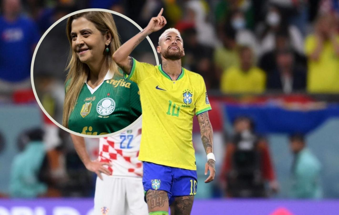 Presidenta de Palmeiras lapidaria con Neymar: “Este club no es un departamento médico”