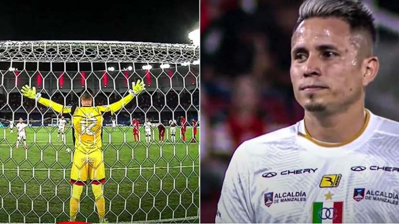 ¡Jugador colombiano en el ojo de la crítica, por polémico gesto durante un penal!