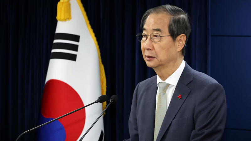 Corea del Sur: Destituyen al presidente interino Han Duck-soo
