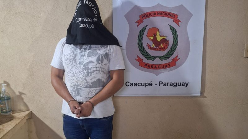 Caacupé: Detienen a un policía con droga y uniforme de la Senad