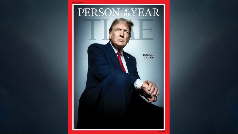 Revista Time anuncia a Trump como Persona del Año 2024