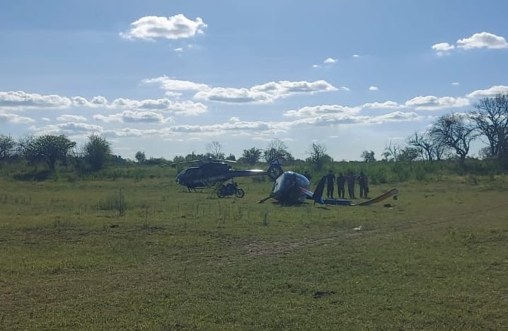 Avión de la Policía Nacional cae en Nanawa