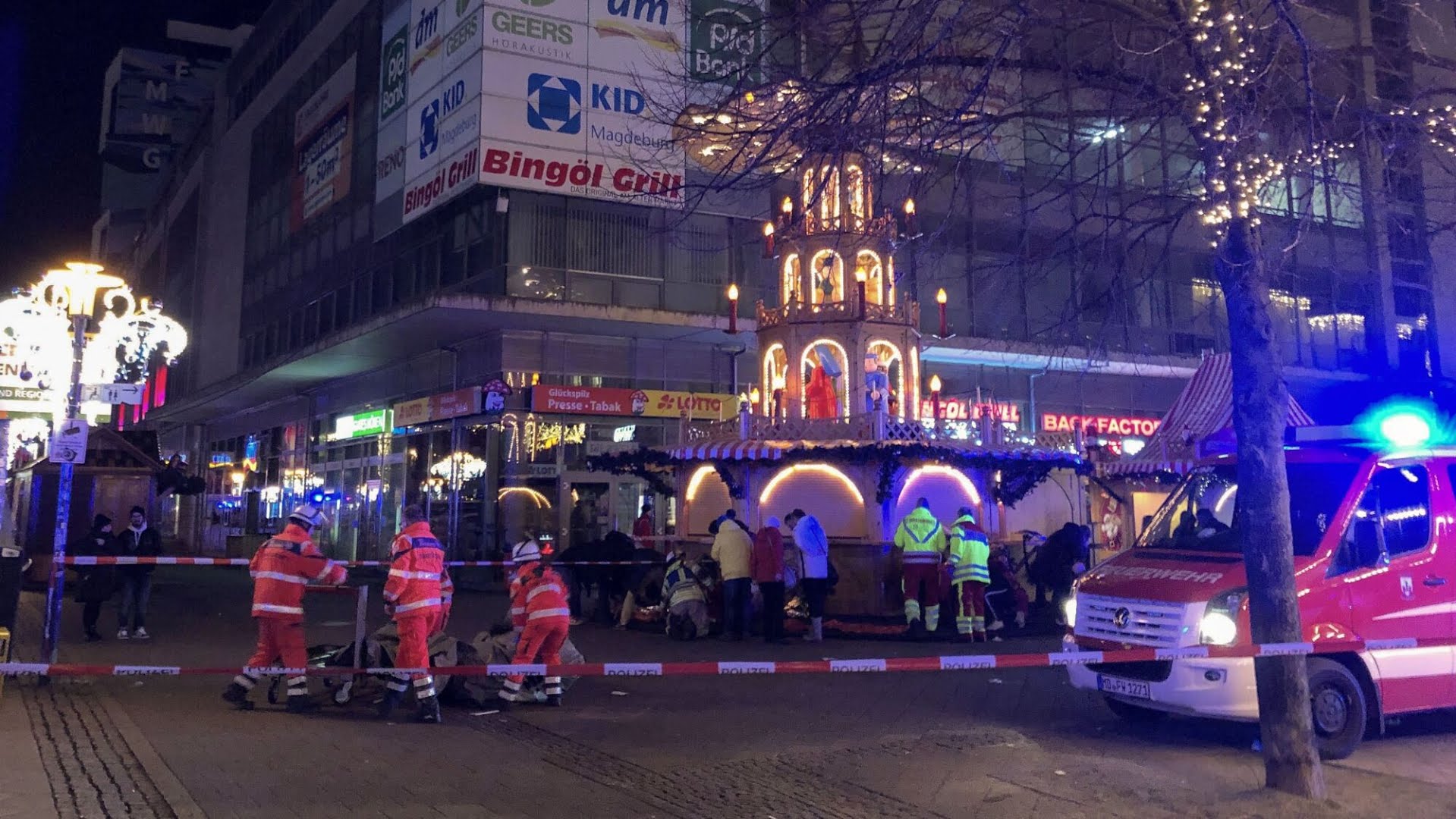 5 muertos y 200 heridos por atropello en mercado navideño en Alemania