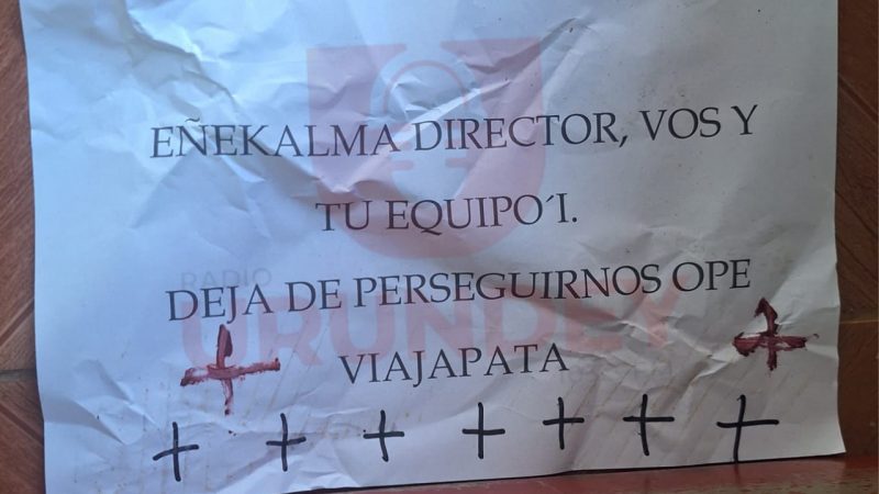 Amambay: Amenazan a Director Departamental de Educación y su equipo de trabajo