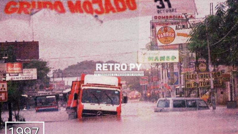 ¿Es un TBT? Paraguay: llueve y es un caos