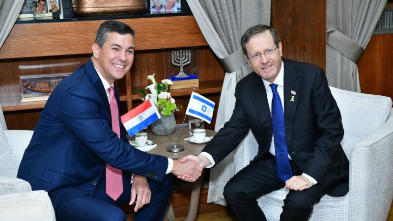 Santiago Peña reabrió embajada paraguaya en Jerusalén