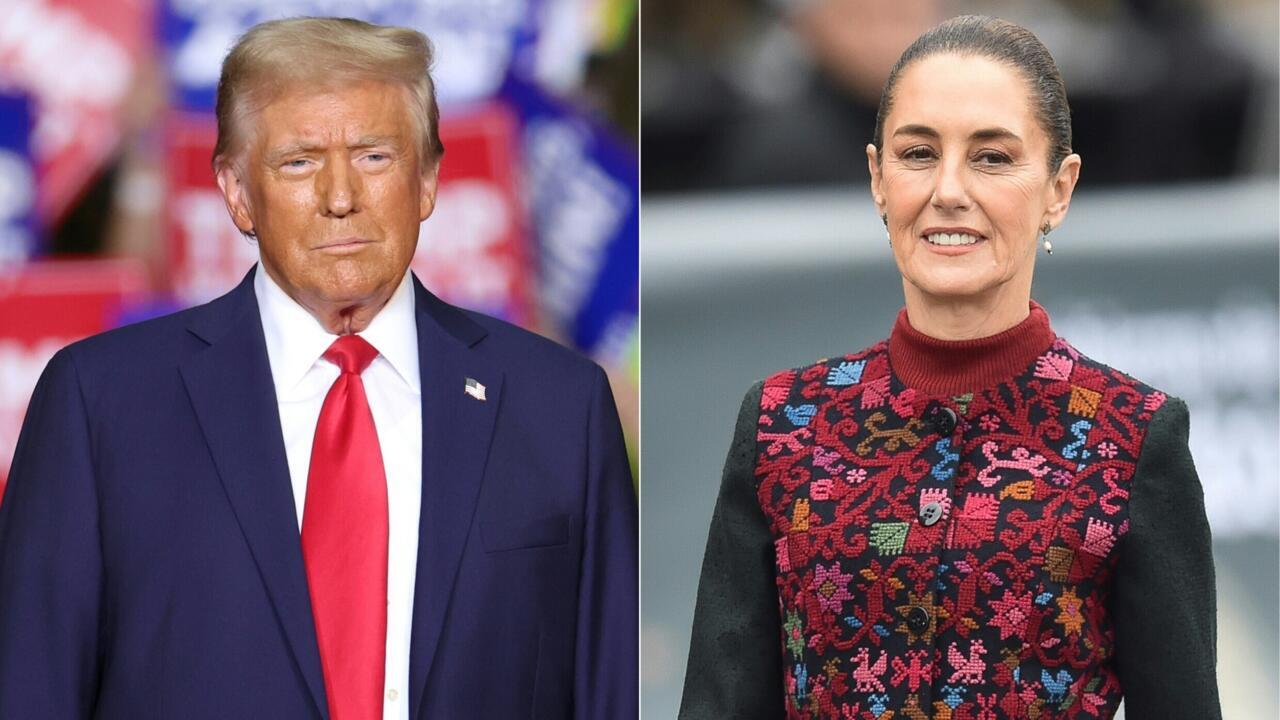 Presidenta de México agradeció a Trump por definirla como «una mujer maravillosa»