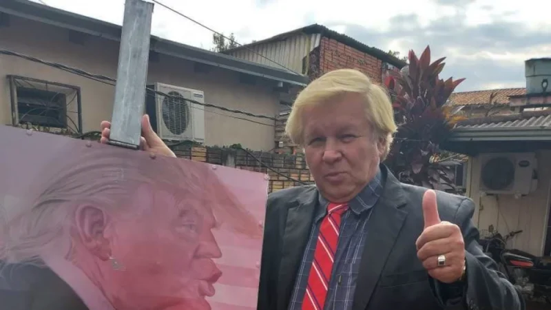 El Trump paraguayo confía en que el presidente de EEUU acabe con las guerras