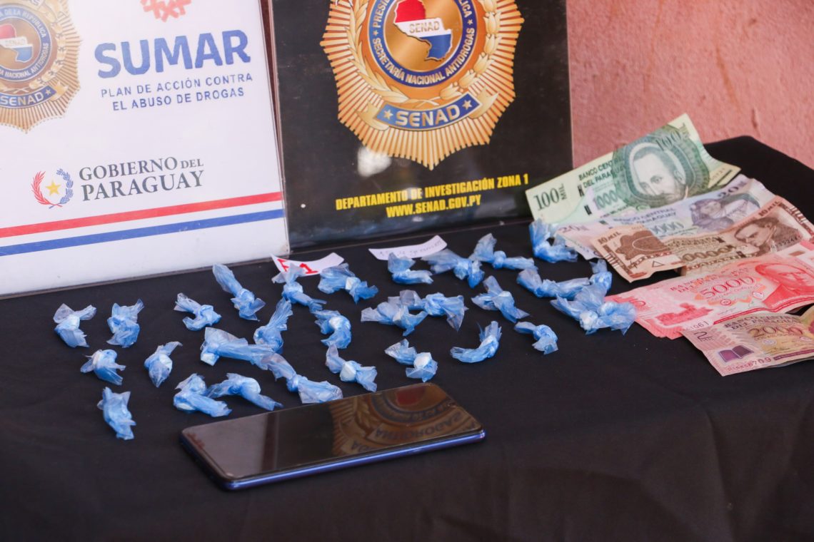 Intervienen focos de microtráfico en Capiatá