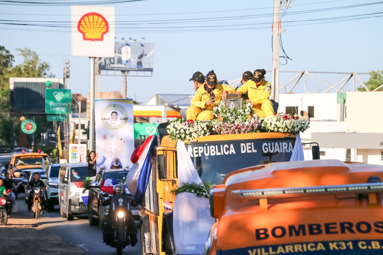 Villarrica recibe con entusiasmo la Reliquia Peregrina de Chiquitunga