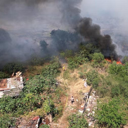 Nuevos focos de incendio en la Costanera de Asunción