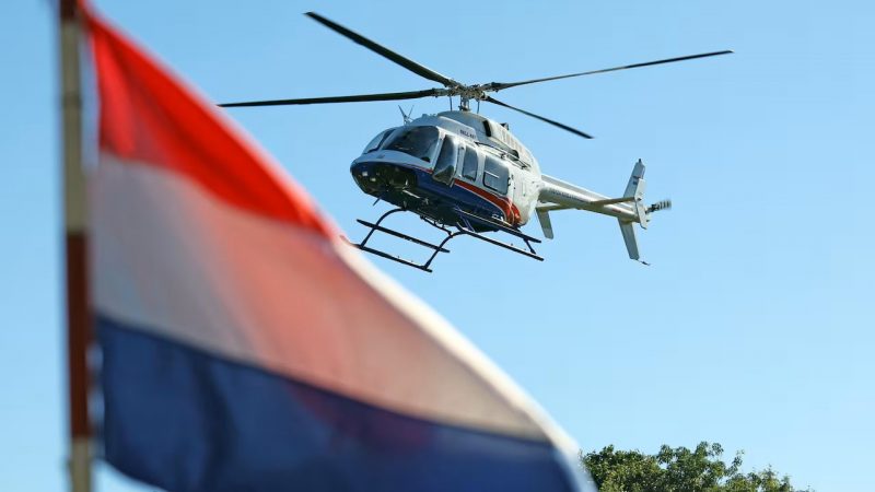 Helicóptero presidencial provocó caída de muralla en Yaguarón y causó susto en pobladores