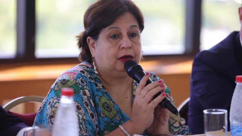 Senadora Esperanza Martínez ironiza sobre el «inodoro inteligente» de Orlando Arévalo y lanza críticas contra rosca mafiosa en la justicia