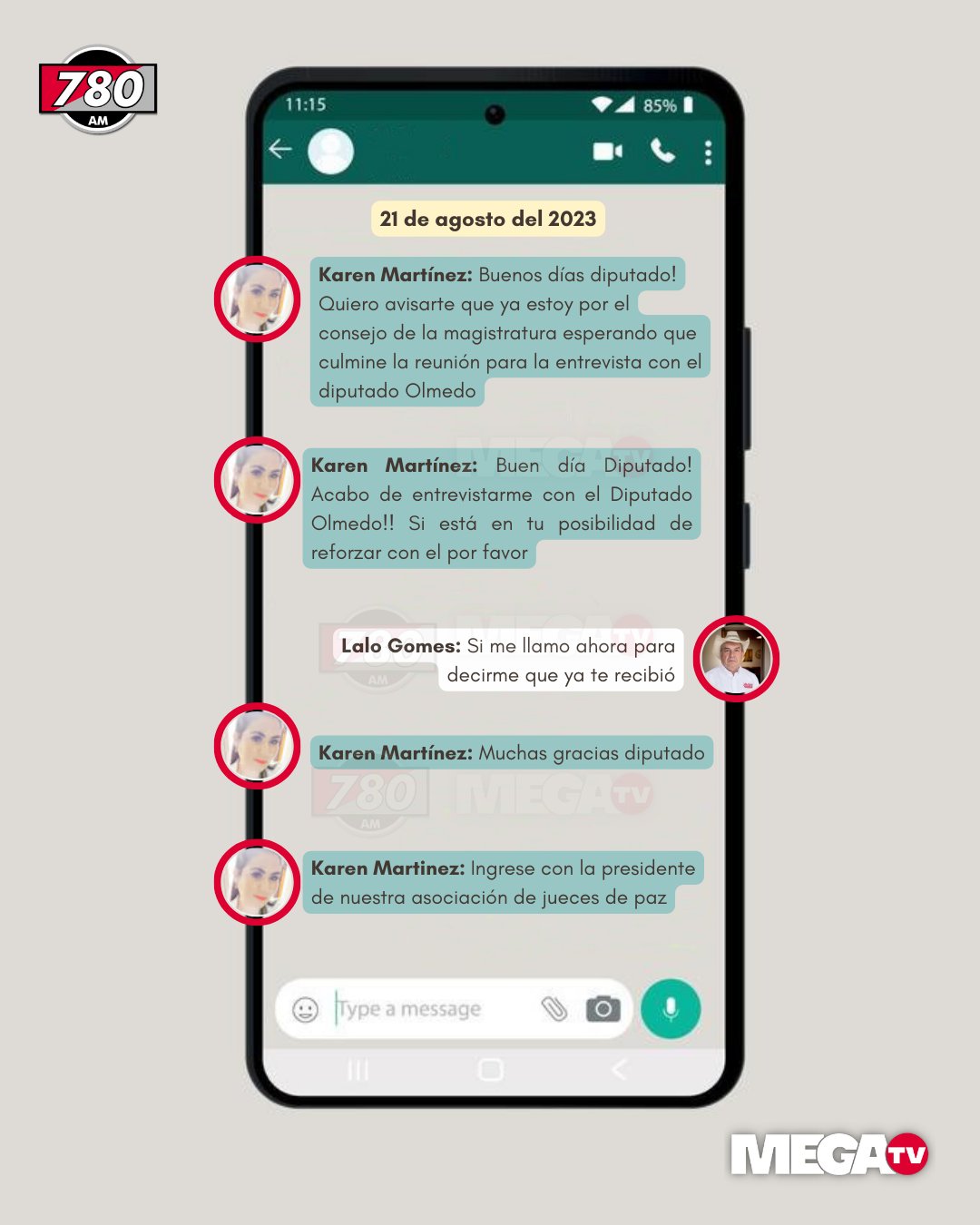 Jueza pidió ayuda a Lalo Gomes para integrar terna en el Consejo de la Magistratura
