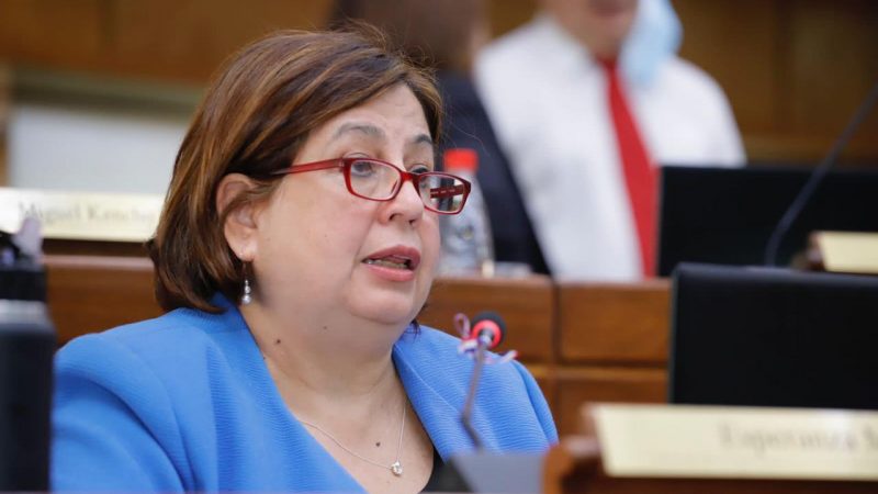 Senadora rechaza «ley mordaza» de diputado cartista