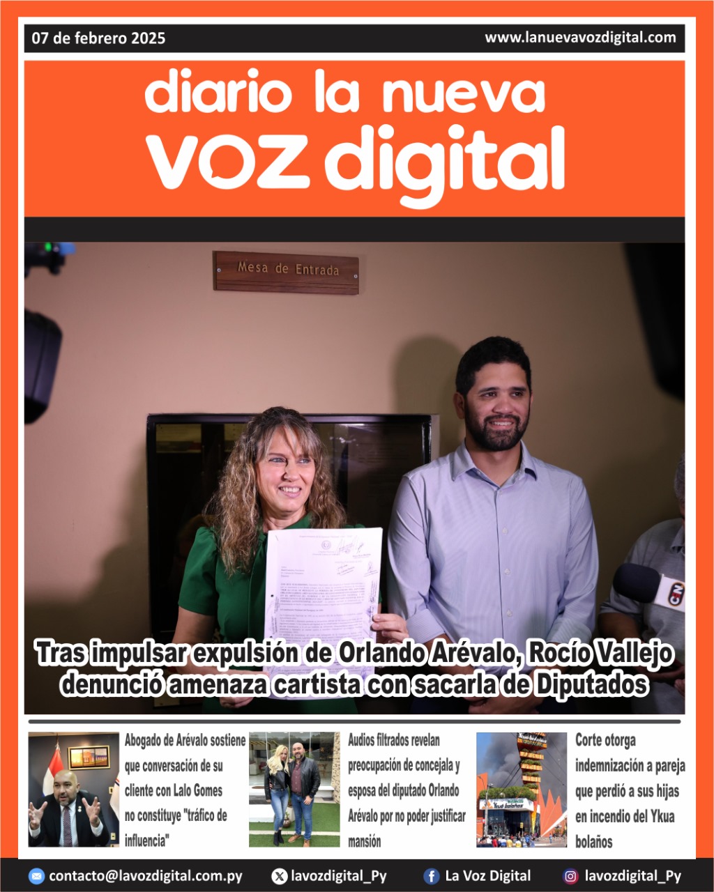 Tapa 7 de febrero 2025