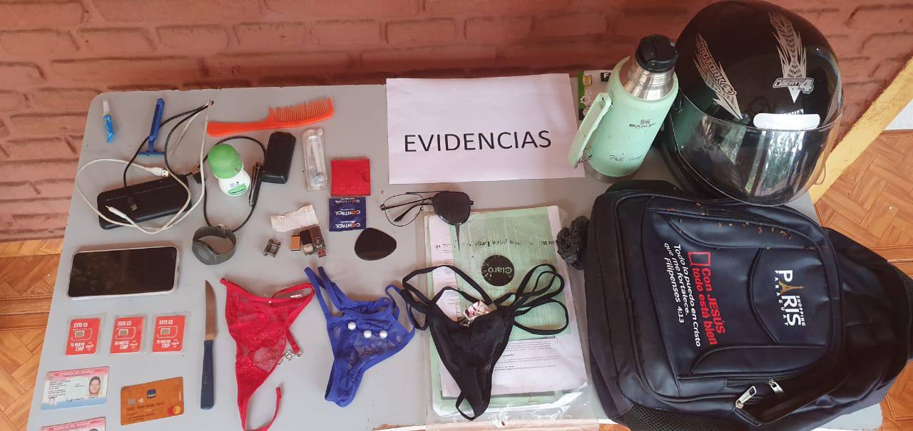 Cayó prófugo por violencia familiar en Presidente Franco con tangas y más objetos en su poder