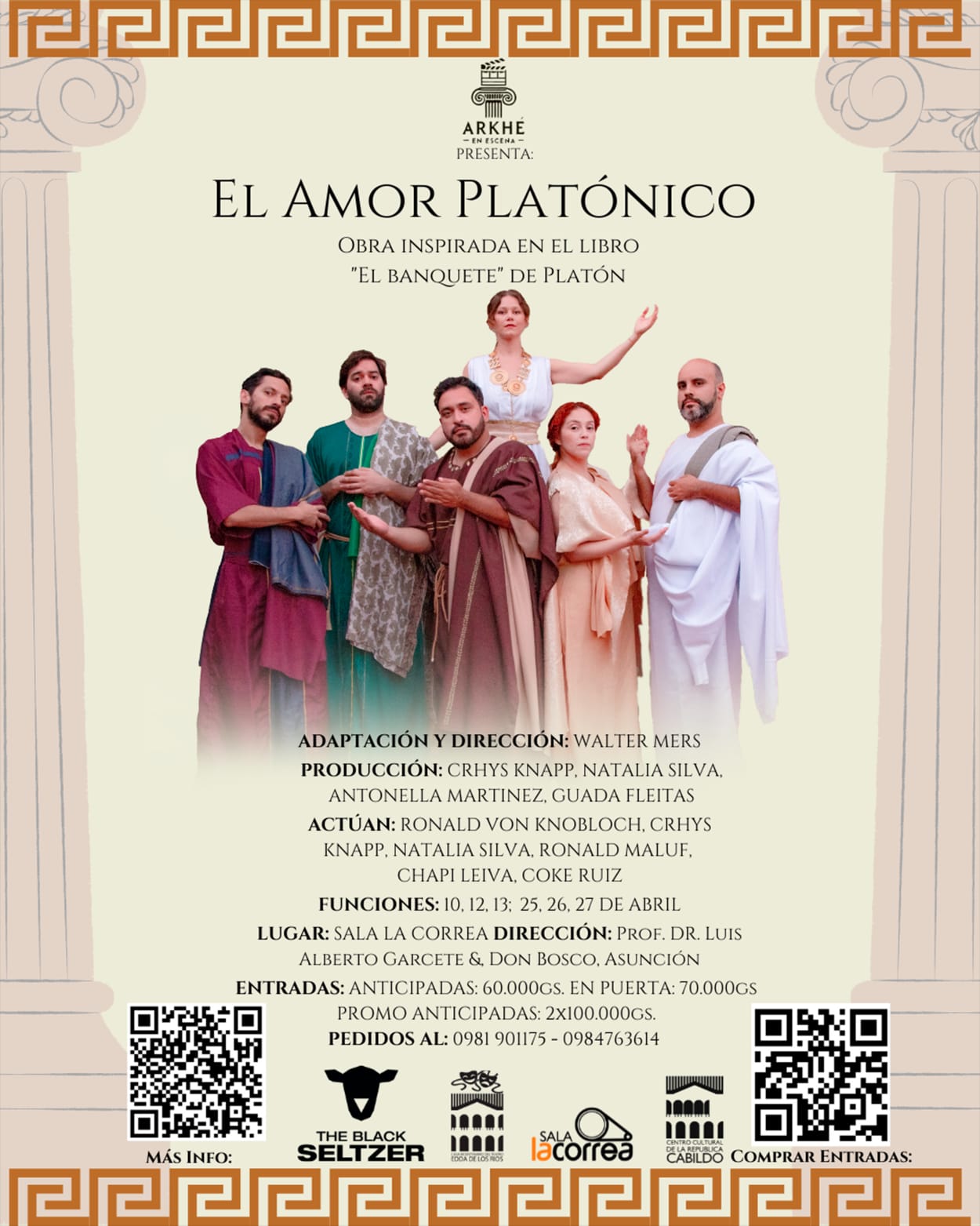 «El amor platónico»: Una obra inspirada en El Banquete de Platón