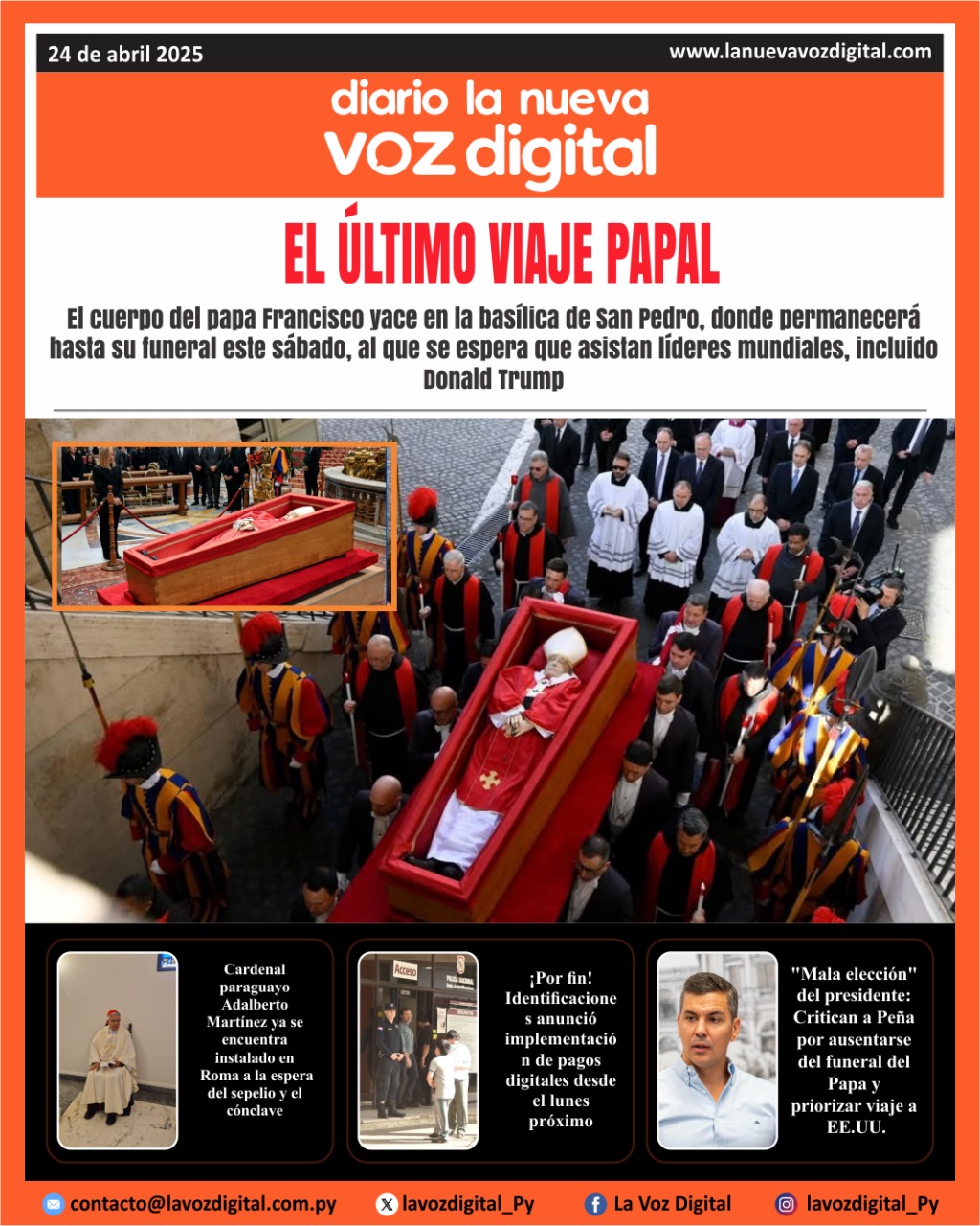 Tapa 24 de abril 2025