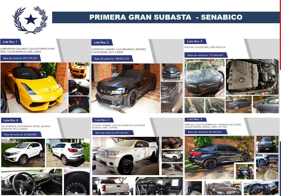 Lamborghini, mansiones y la «Casa del horror»: Senabico subasta bienes millonarios este martes