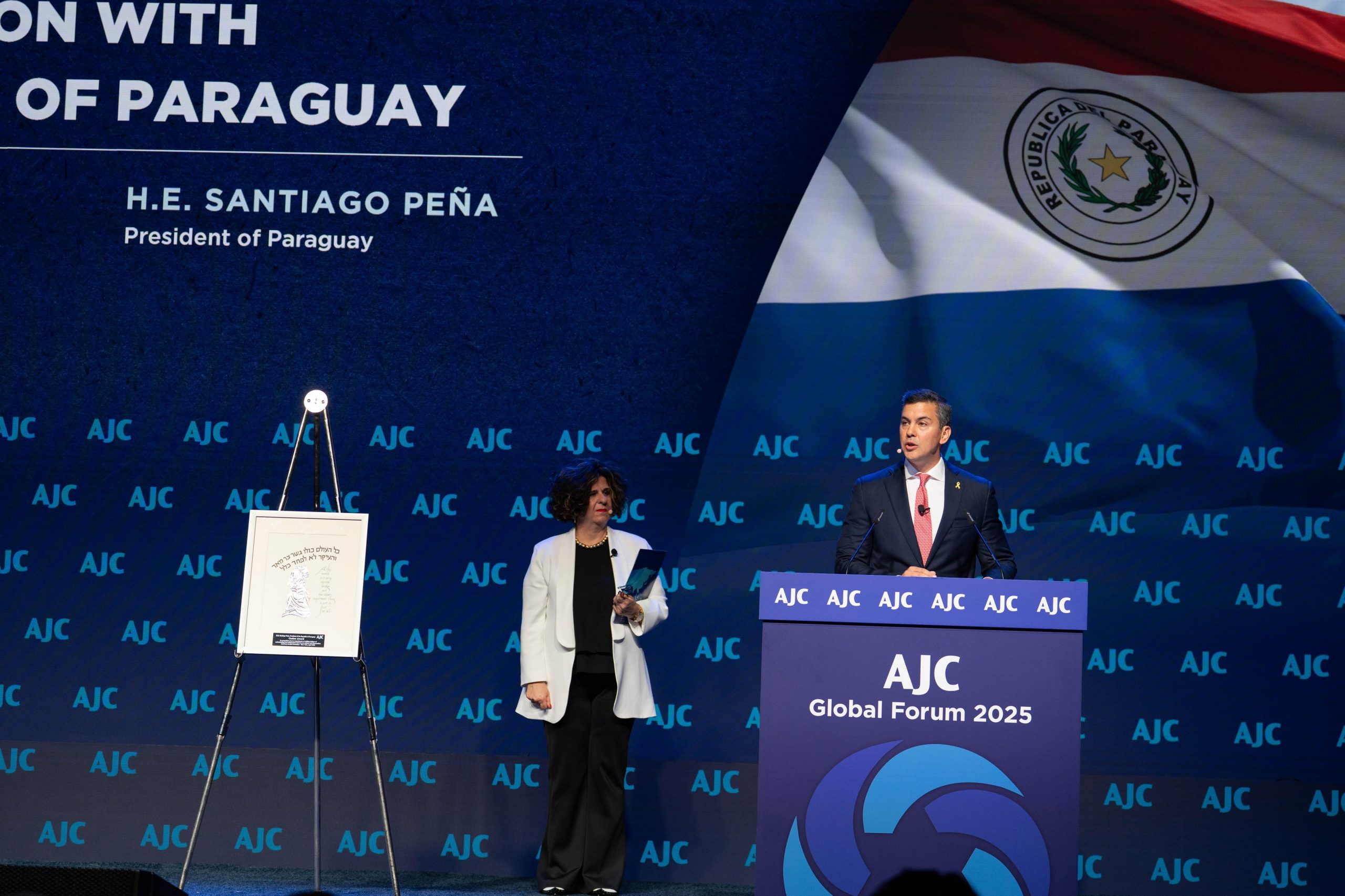 Tras no despedir al Papa, Peña recibió premio de Comité Judío Americano en EE.UU.