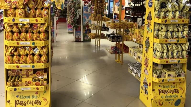 Menor importación de huevos de pascua afectó disponibilidad en supermercados