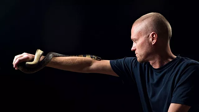 Hombre mordido más de 200 veces por serpientes venenosas podría ser clave para un antídoto universal