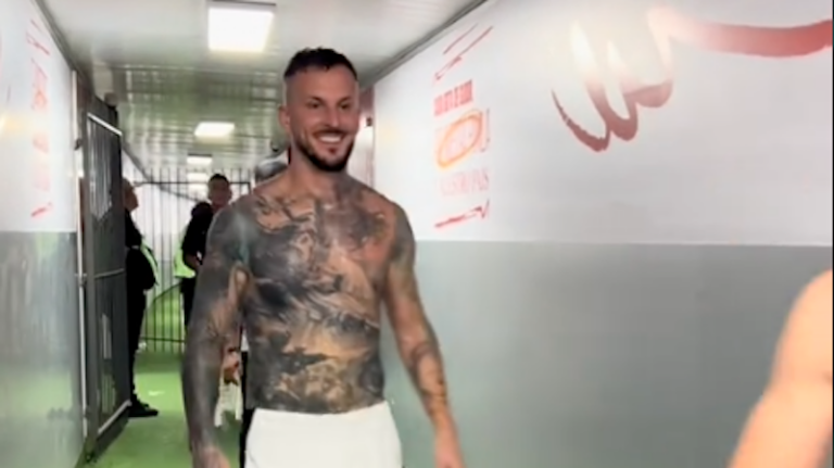 El mensaje que dejó Benedetto a Olimpia en su despedida