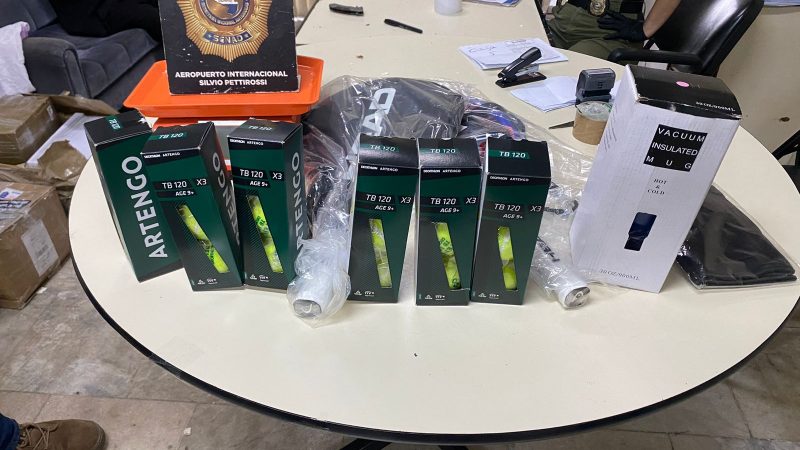 Repite la jugada: cocaína oculta en pelotas de tenis con destino a Arabia Saudita