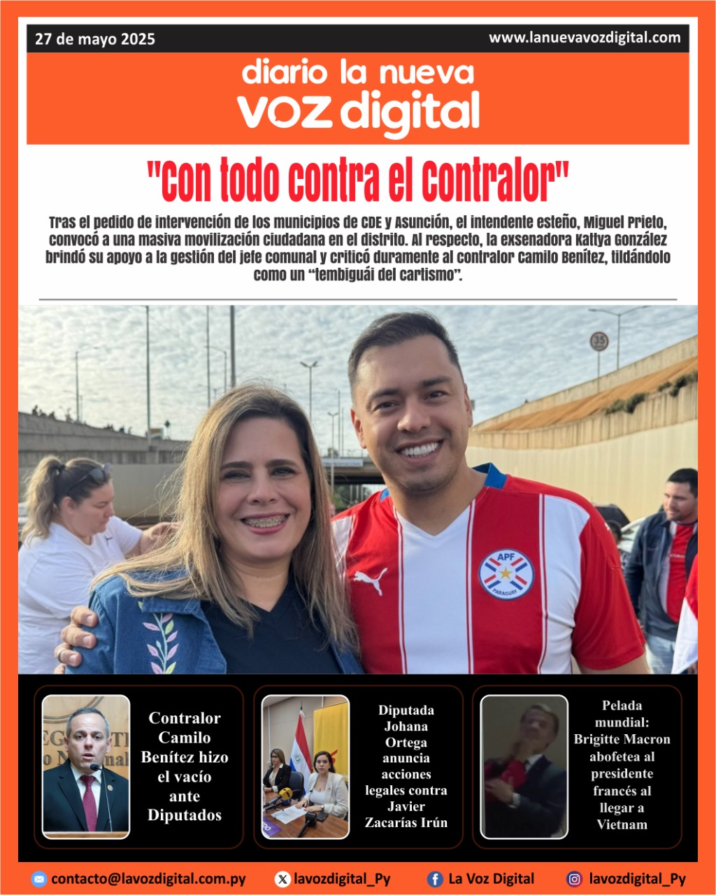 Tapa de Diario 27-05-2025