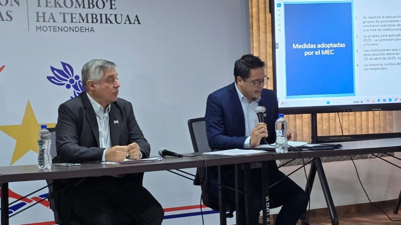 Escándalo en Educación: MEC anula exámenes tras presunta filtración de respuestas a docentes