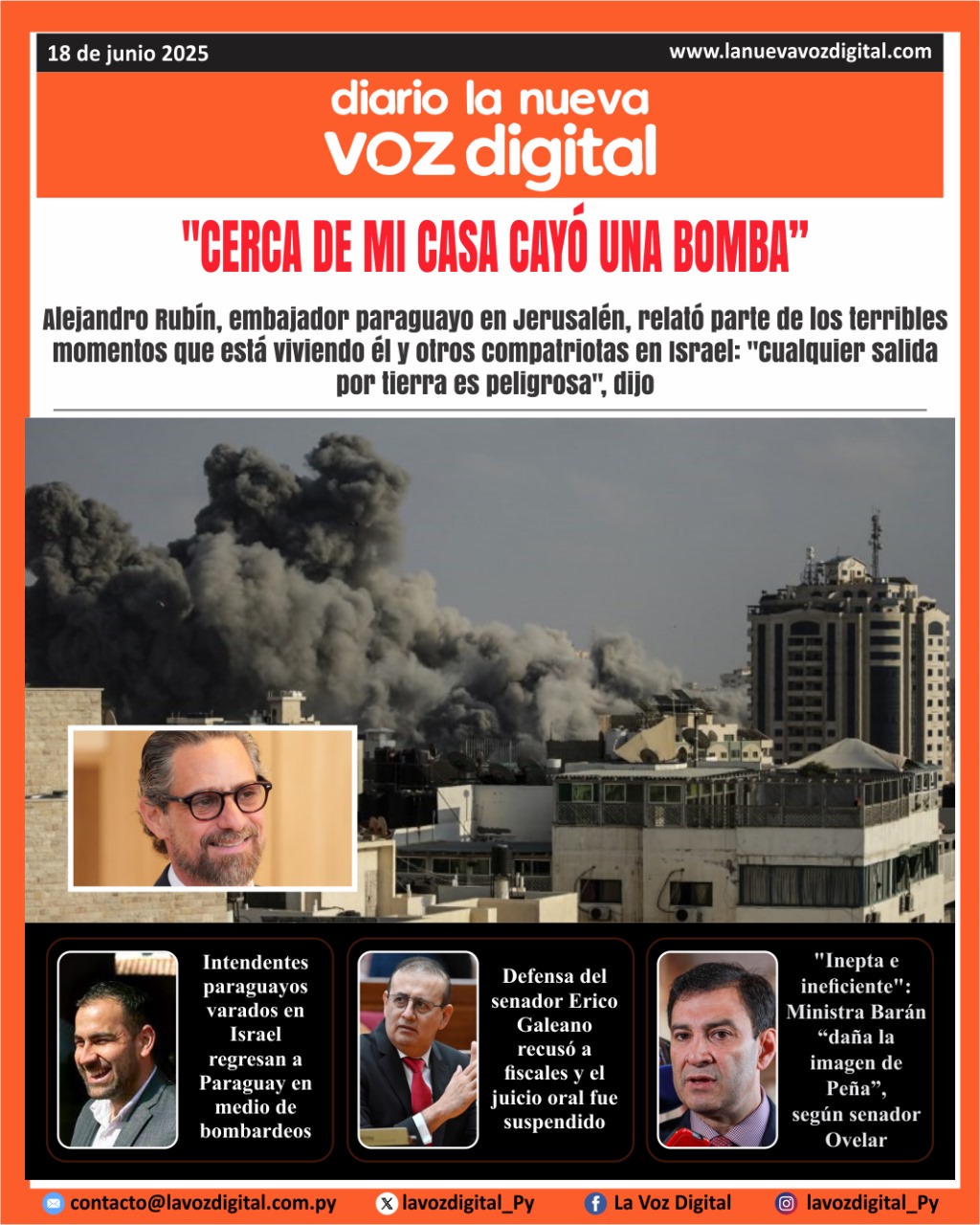 Tapa del miércoles 18/06/2025