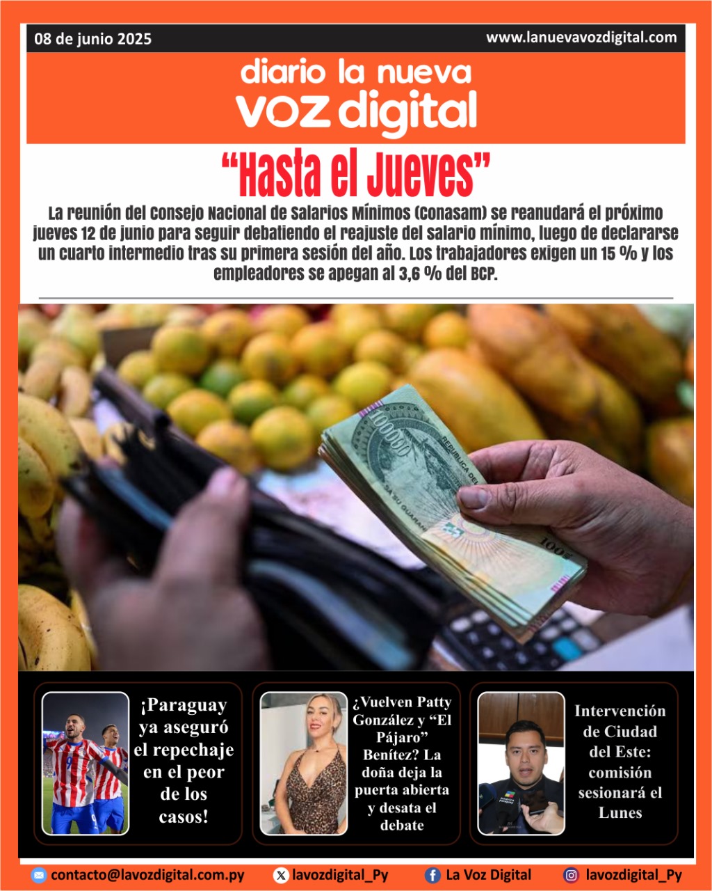 Tapa del Domingo 08/06/25