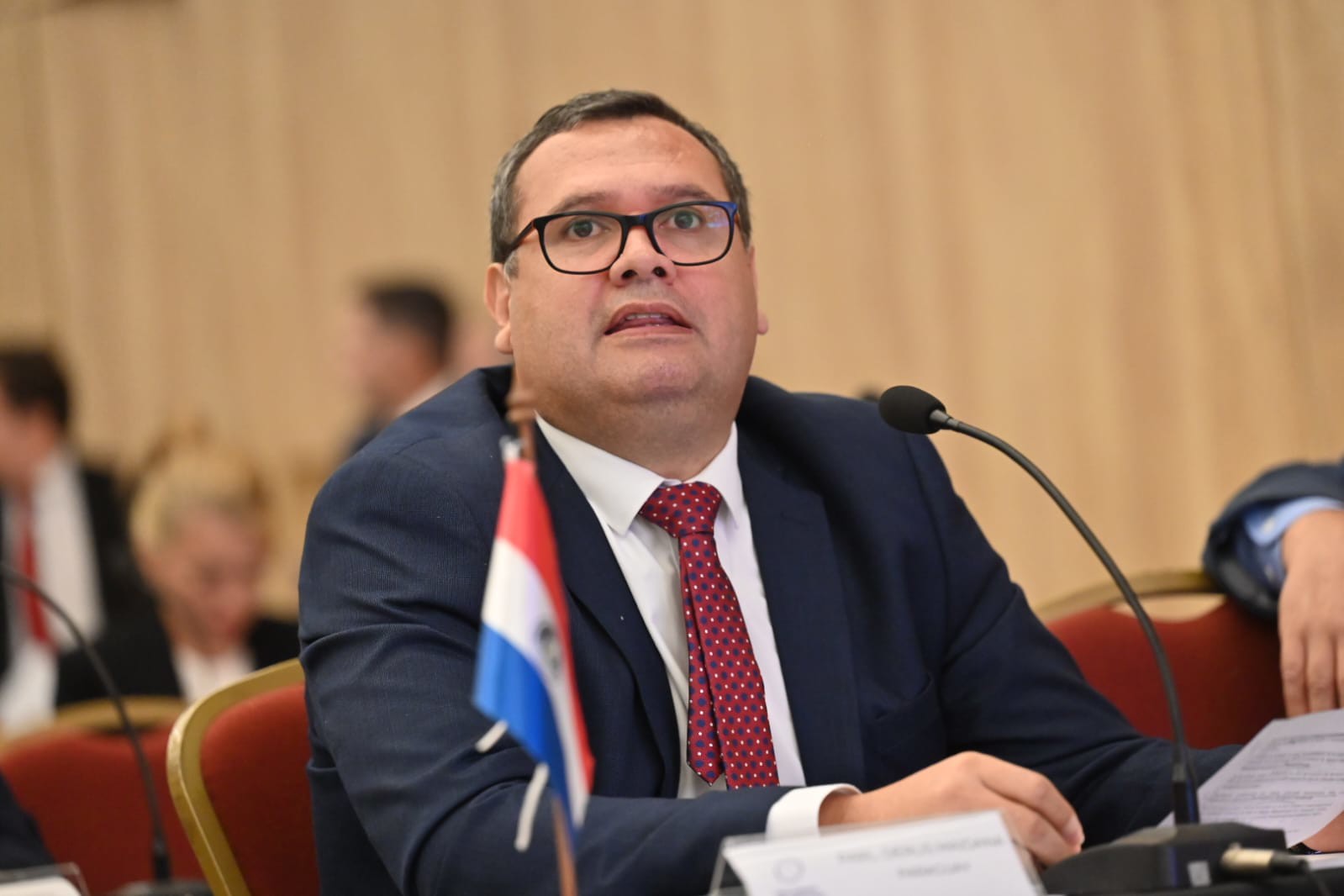 Reelección presidencial «no está en la agenda» de Santiago Peña, afirma senador Derlis Maidana