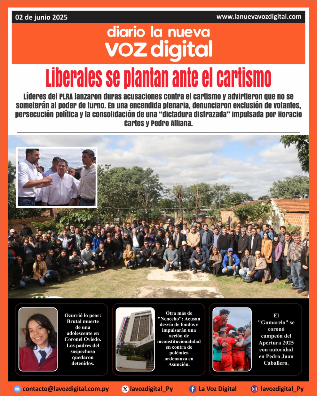 Tapa del lunes 02/06/25