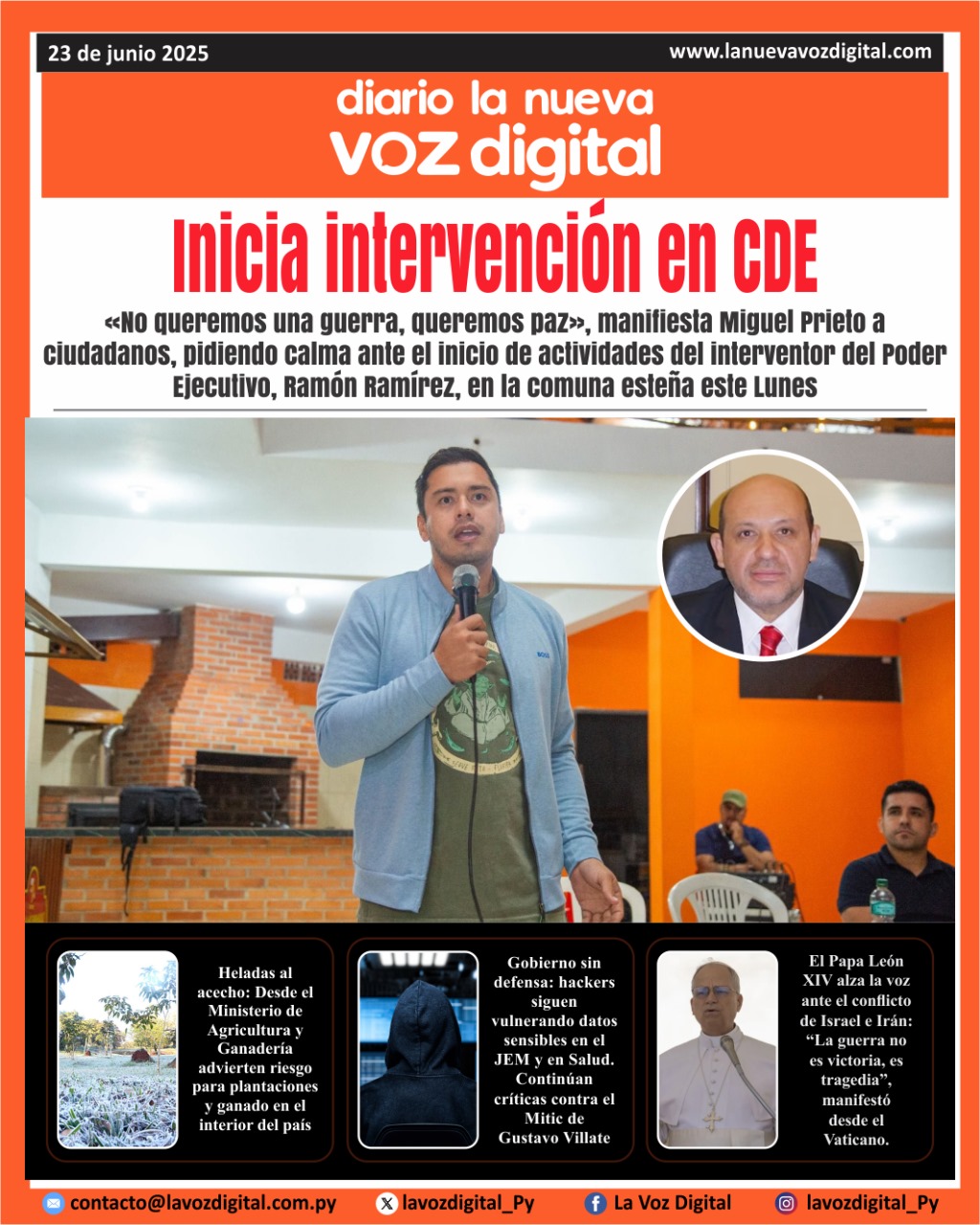 Tapa del lunes 23/06/2025