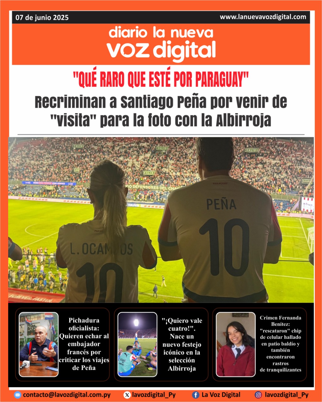 Tapa 7 de junio 2025