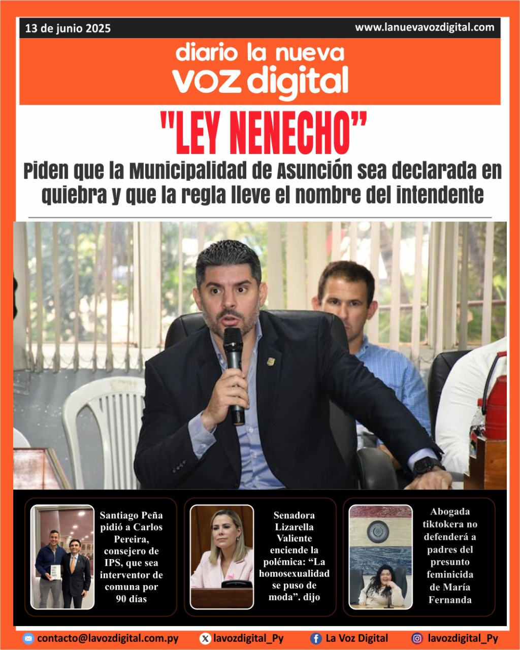 Tapa del 13/06/25
