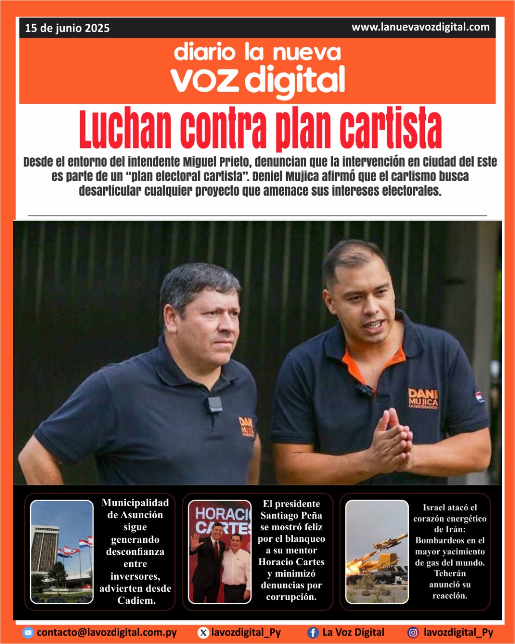 Tapa 15 junio 2025