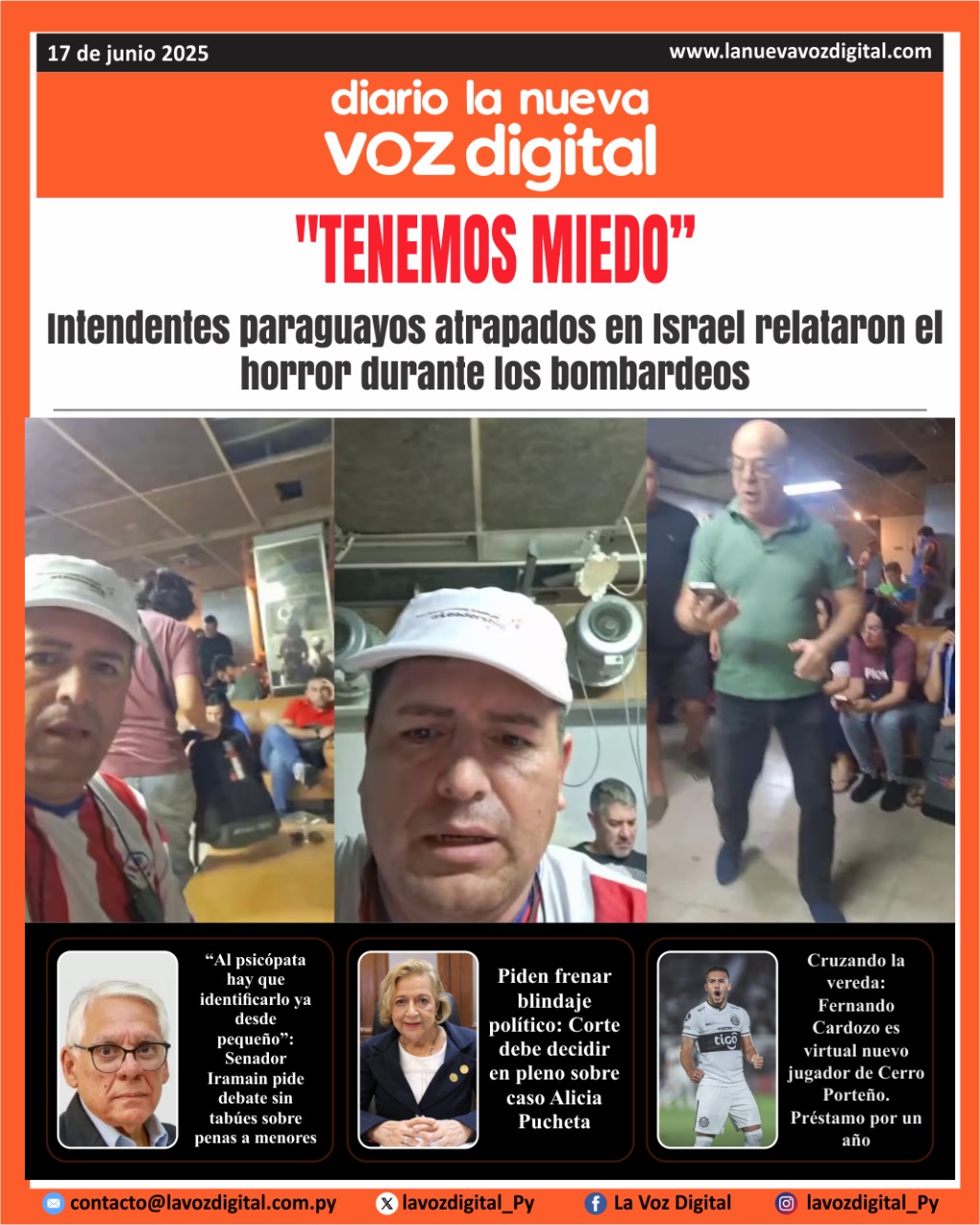 Tapa 17 junio 2025