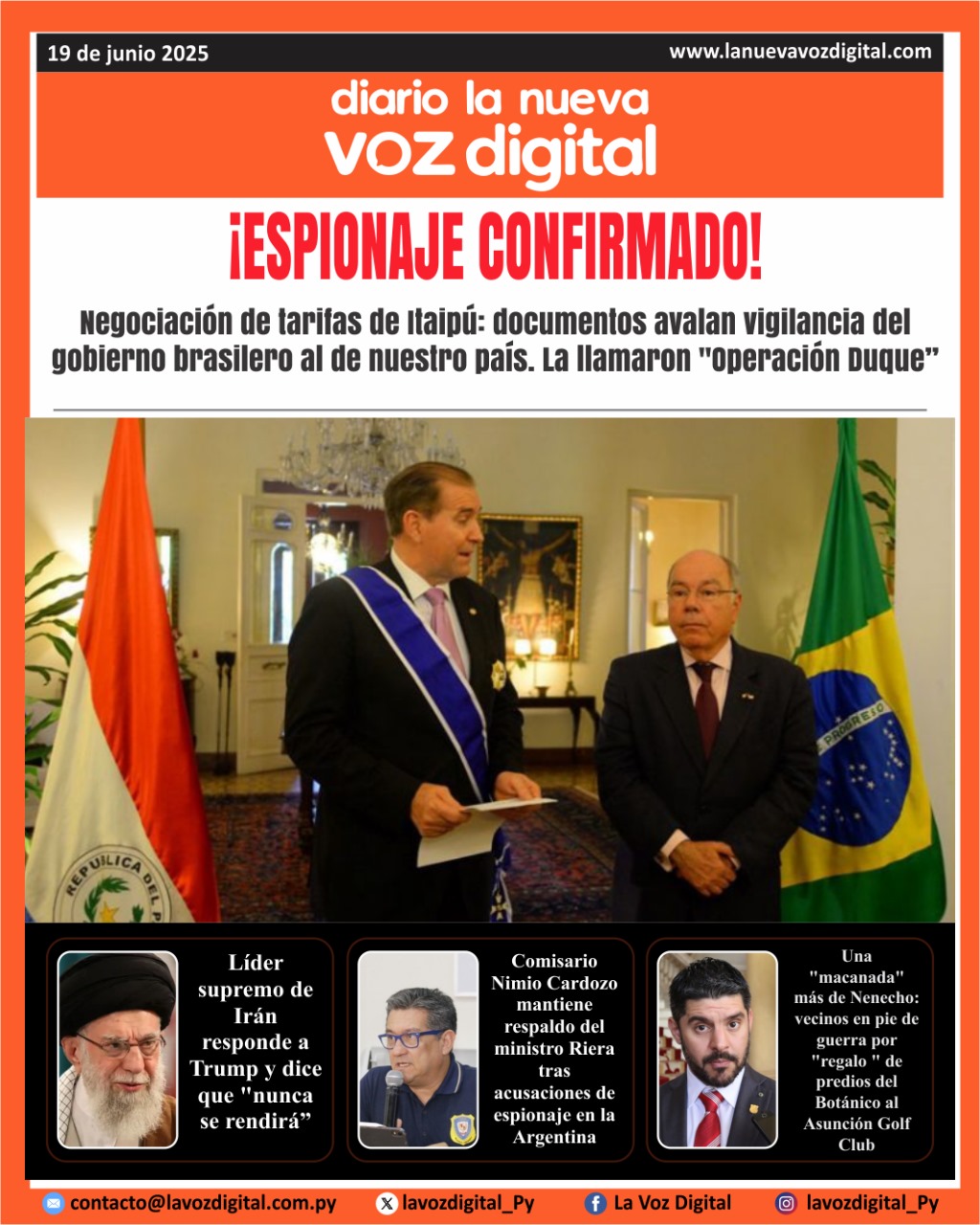 Tapa del jueves 19/06/2025