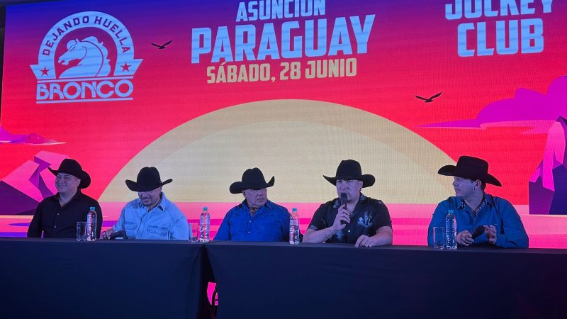 ¡BRONCO y su tour “Dejando Huella” llegan a Paraguay con una fiesta sin precedentes! Guadalupe Esparza y su nueva banda revolucionan el escenario